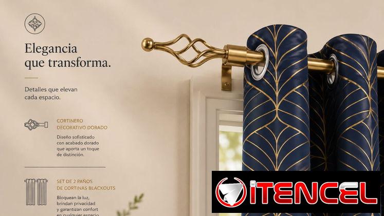 Cortinero Decorativo Expandible – Haus  💵 Precio: 11 USD. Elegancia y glamour. 📞56249037
