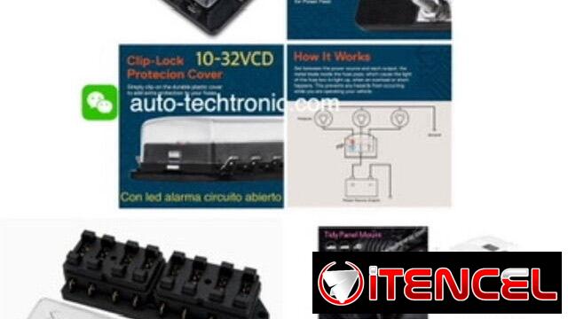 25usd Vendo Fusiblera de 6 y 8 con o sin led Ademas tengo fusibles de varios tipos  Interesados 52774129