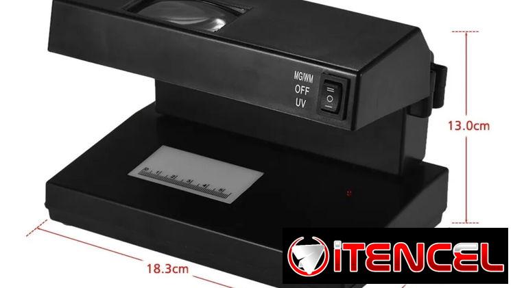 Lámpara Ultravioleta detector de billetes falsos. Nueva