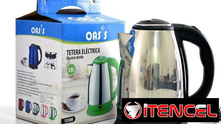 Jarra de hervir eléctrica 1.8 litros ( 23 usd)