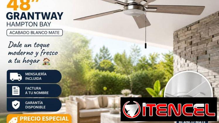VENTILADOR DE TECHO 48” GRANTWAY – HAMPTON BAY (T)