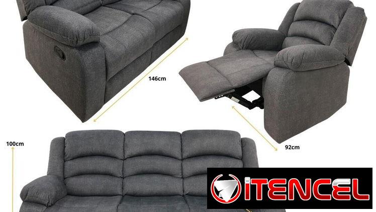 Juego de sala reclinable