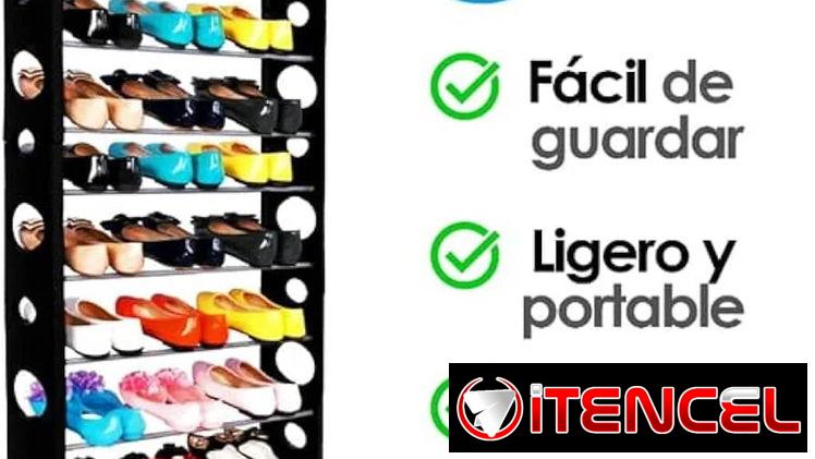 Zapatera de 10 niveles 19usd