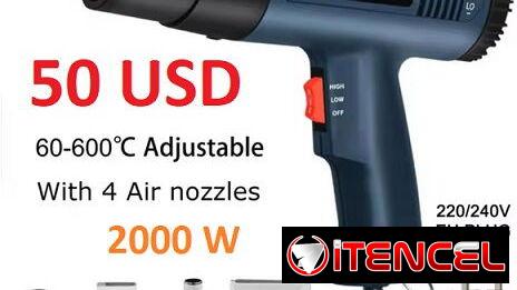 J115 Vendo Pistola de calor 2000W