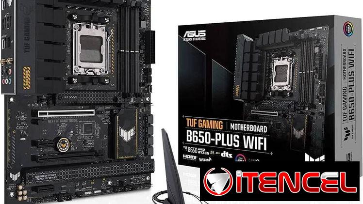 🧲🖥️📲💯💯200usd ASUS TUF Gaming B650-PLUS WiFi AMD B650 AM5 Ryzen Desktop 9000 8000 y 7000 ATX Motherboard, 14 etapas