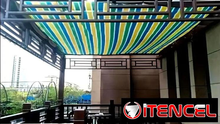 Malla sombra para Ambientes agradable y alegres