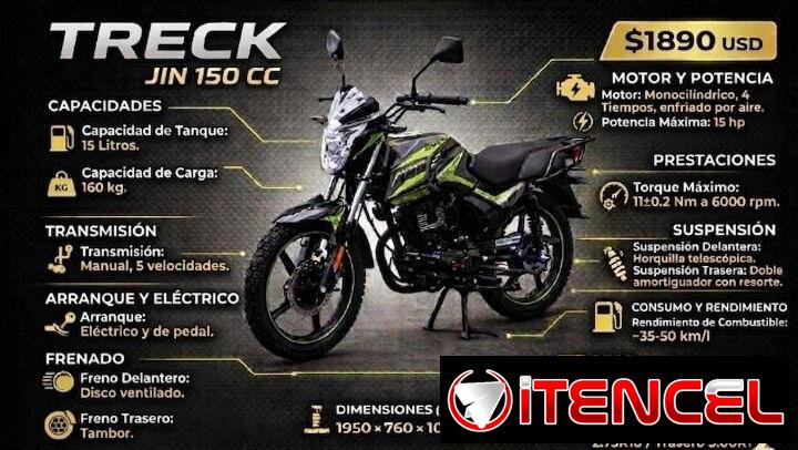 ​🔥 MOTOS TRECK NUEVAS CON PAPELES LISTAS PARA REGISTRAR 🔥