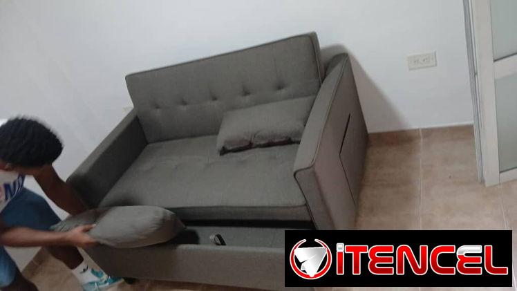 🛋️ SUPER COMODO 🛋️ SOFA CAMA SOLO X 520 USD. MENSAJERÍA INCLUIDA. TLF 54833699