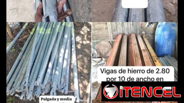 Tubos galabnizados y de hierro , Bigas de las fuertes para estructura