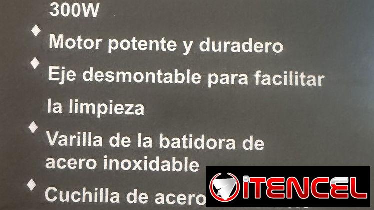 Batidora de mano,  potente y resistente, 300w, la más barata de revolico