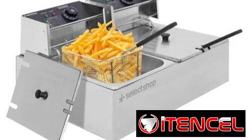 FREIDORA DOBLE INDUSTRIAL / NUEVA Y ORIGINAL / EXELENTE CALIDAD / POTENTE / COCINA / SARTEN /