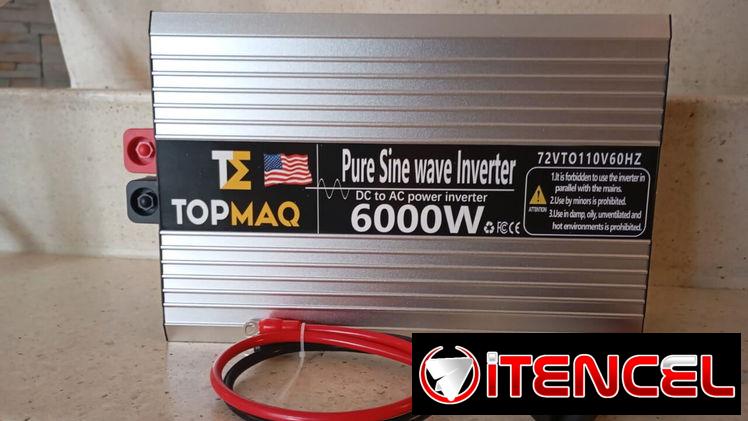 Convertidores de corriente 72v-110v de onda pura