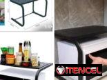 Estante multifuncional para micros ✅Soporta hasta 20 kg  ✅Medidas: 54 x 36 x 35 cm  🏷️$9500