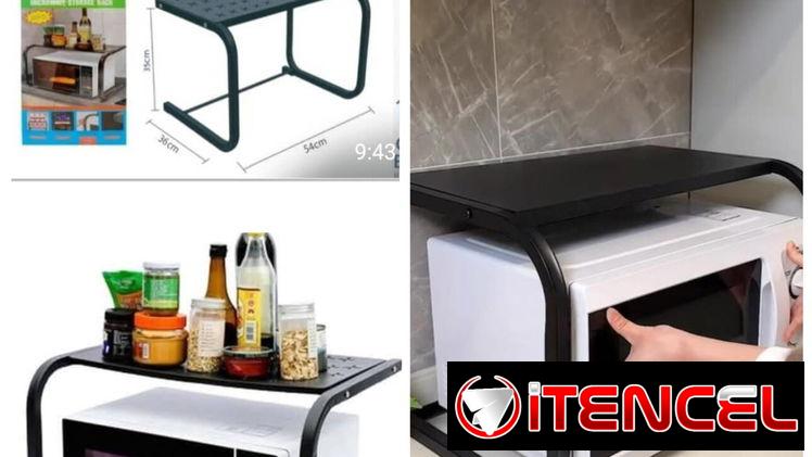 Estante multifuncional para micros ✅Soporta hasta 20 kg  ✅Medidas: 54 x 36 x 35 cm  🏷️$9500
