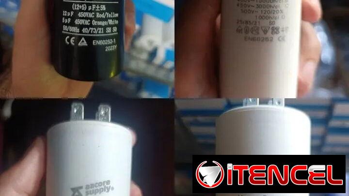 Capacitores de marcha para split, ventilador etc