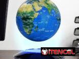 Globo terráqueo levitante.   60 usd  Gira completamente en el aire,,, Iluminado en azul brillante Trabaja con 110 y 220