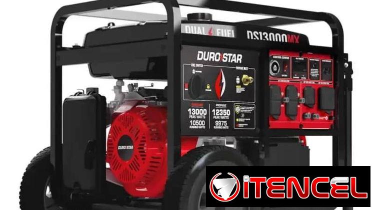 GENERADOR DUROSTAR  13000W ⛽ DUALFUEL(gasolina y gas propano)