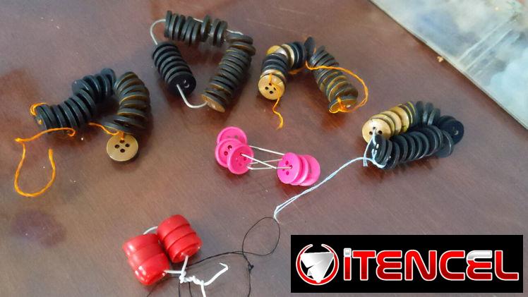 Agujas de máquina de coser. Botones y hebillas para ropa, etc