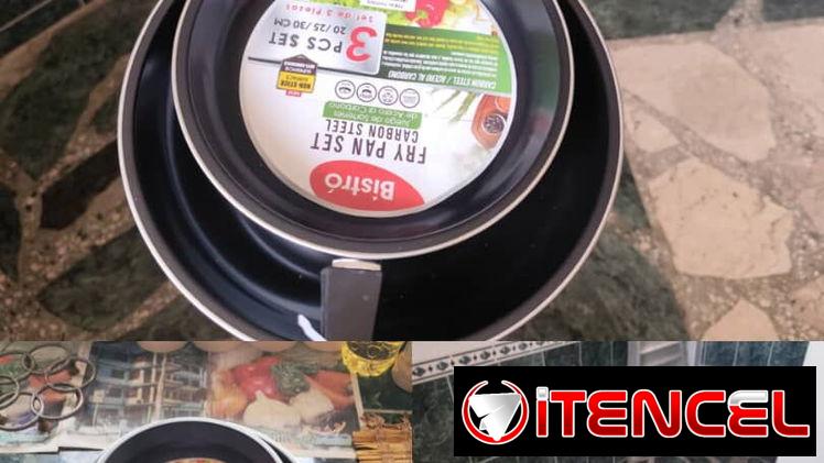 SARTENES medianos y pequeños de acero al carbono antiadherente