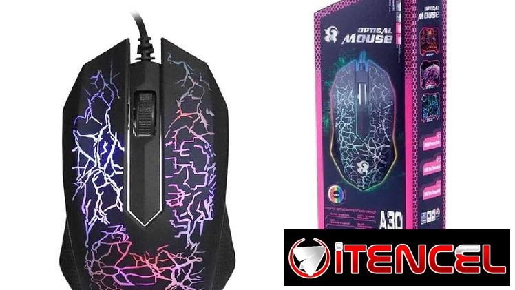 Mouse sencillo RGB A30 nuevo