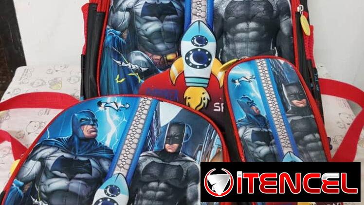 Lindas mochilas,con merendero ,cartuchera
