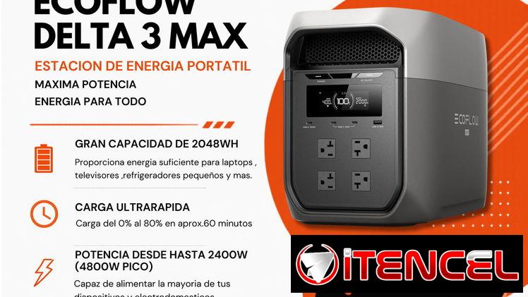 EcoFlow DELTA 3 Max Nueva | Estación de Energía Portátil 2048Wh en La Habana