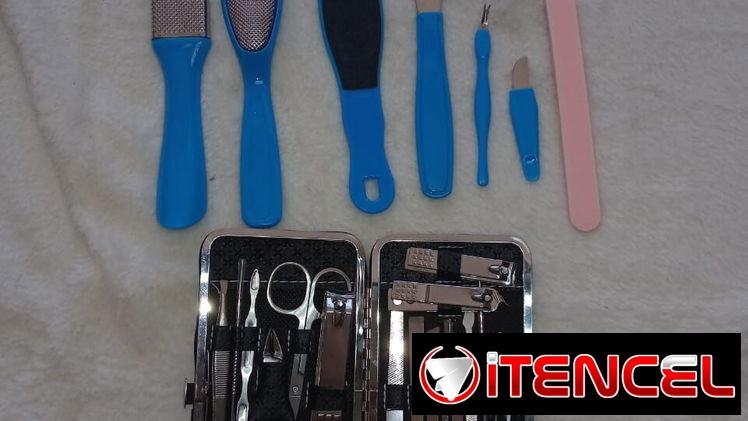 🚧 SET DE MANICURA Y PEDICURA MULTIFUNCIONAL 🚧