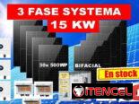 Sistema solar (trifásico, 15 kW) todo incluido.