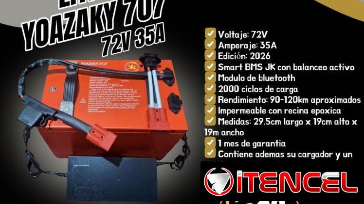 Bateria de Litio Yoazaky707 Edición 2026 72v 35A (3)