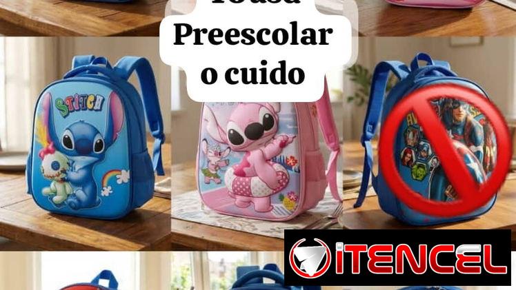 Mochilas y merenderos térmicos para todas las edades serv de mensajeria costo adicional
