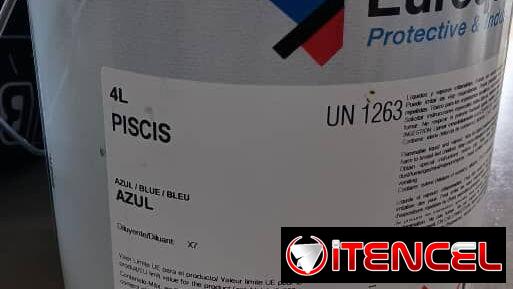Pintura para piscina 4 litros euroquimica linea industrial importada de España en nuestro almacén en playa
