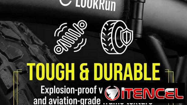 🚲 Bicicleta Eléctrica Plegable LockRun 400W – Ruedas de 14″ | videojuegoshabana.com