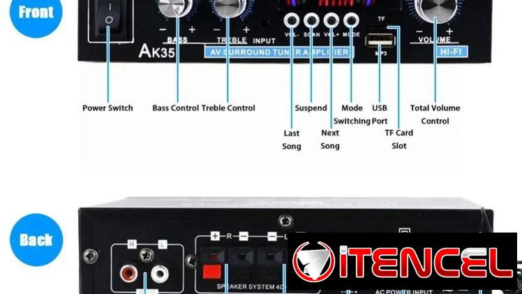 Amplificador audio AK35