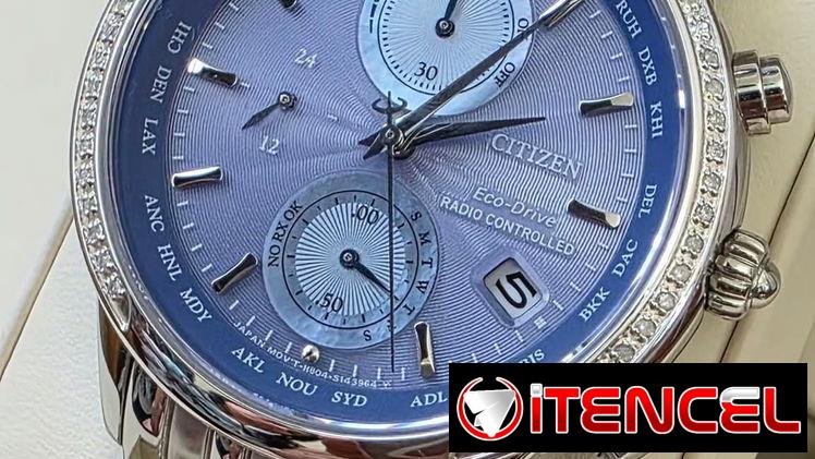 “gama alta” mujer ⚘️ citizen eco drive radiocontrol modelo fc5000-51l