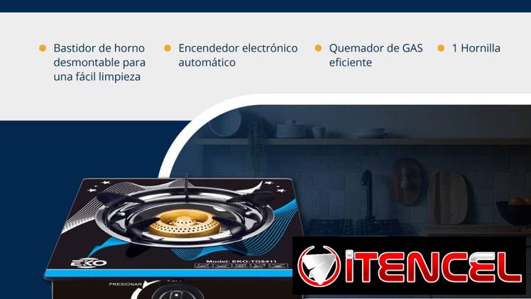 Cocina de gas de vitroceramica