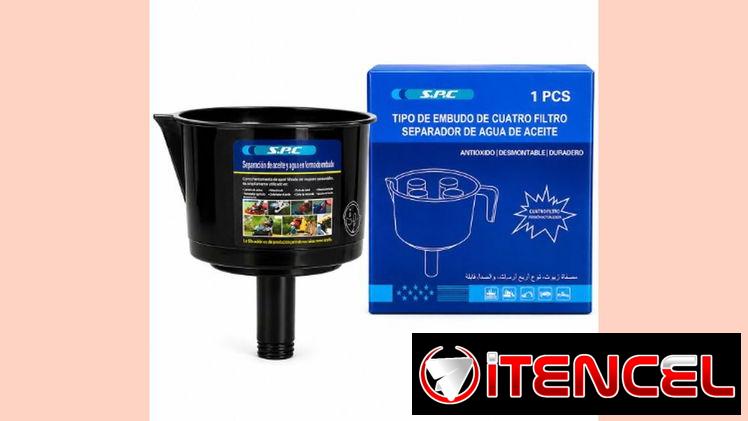 EMBUDO FILTRANTE SEPARADOR DE AGUA Y ACEITE