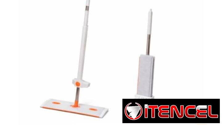 ‼️Fregona plana plegable con mango extensible, factura de compra ‼️