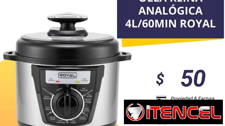 Ollas Reinas Analógicas Multipropósito marca Royal ( 6Lt y 4Lt)