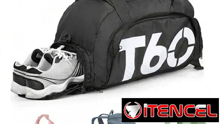 Bolso T60 Deportivo Impermeable 3 en 1. Mochila, bolso de mano y bolso transversal. Accesorios para el gimnasio