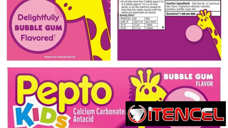 Peptobismol para niños, Pepto Kids 24 tabletas sellados