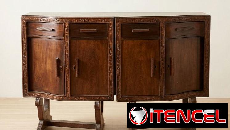 Espejo antiguo ,cómodas ,mesa de centro de mármol