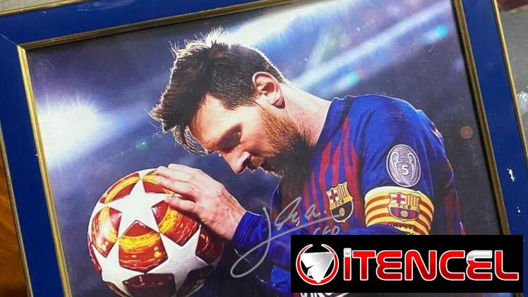 Venta de foto de Messi