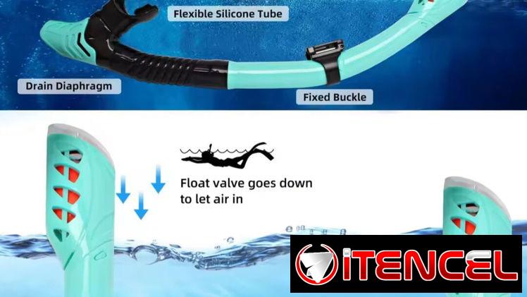 2 Modelos/Máscara y Snorkel para hacer buceo/Snorkeling