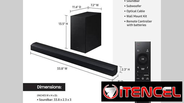 Barra de sonido Samsung HW-C450 2.1ch
