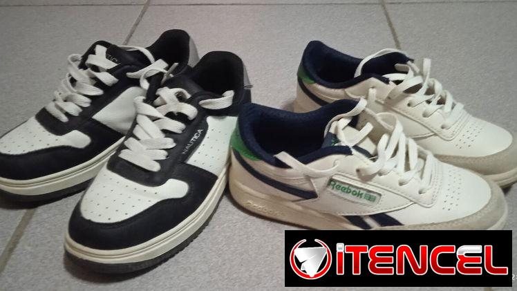 Vendo dos pares de zapatos para niño .