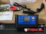 Controlador de carga solar y regulador de panel con pantalla LCD, de 12V y 24V mas su panel y conectores (todo nuevo)