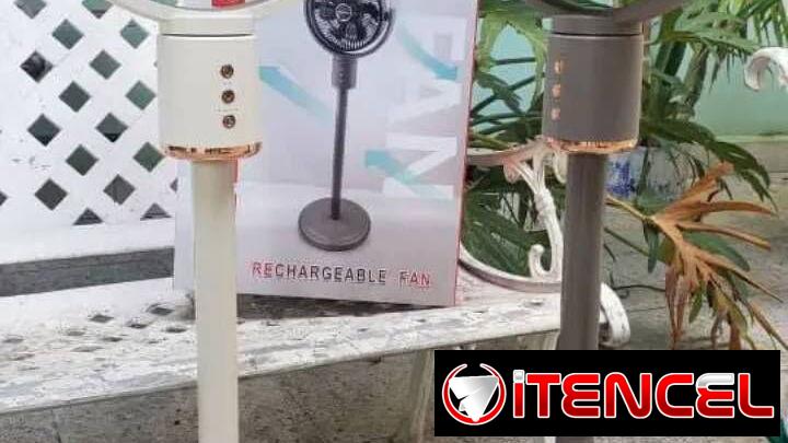 Ventilador recargable 3 en 1 hasta 20 horas, 12000 mhap Cabezal giratorio 360° precio 90 USD Transporte Incluido