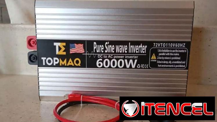 Convertidor de 72v a 110V Topmaq 6000W (mv)