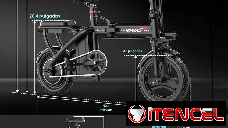 Bicicleta eléctrica plegable 🌷