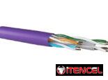 BARPA Cable Cat.6 U/UTP LSZH – 23AWG CABLE DE COBRE CAT6 U/UTP – LSZH -23 AWG – 0,55mm 305m Conector Macho RJ45